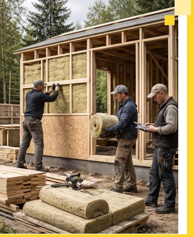 Проектирование и строительство каркасных бань в Боровичах под ключ