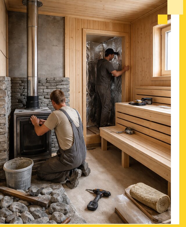 Строительство и изготовление бань под ключ в Боровичах