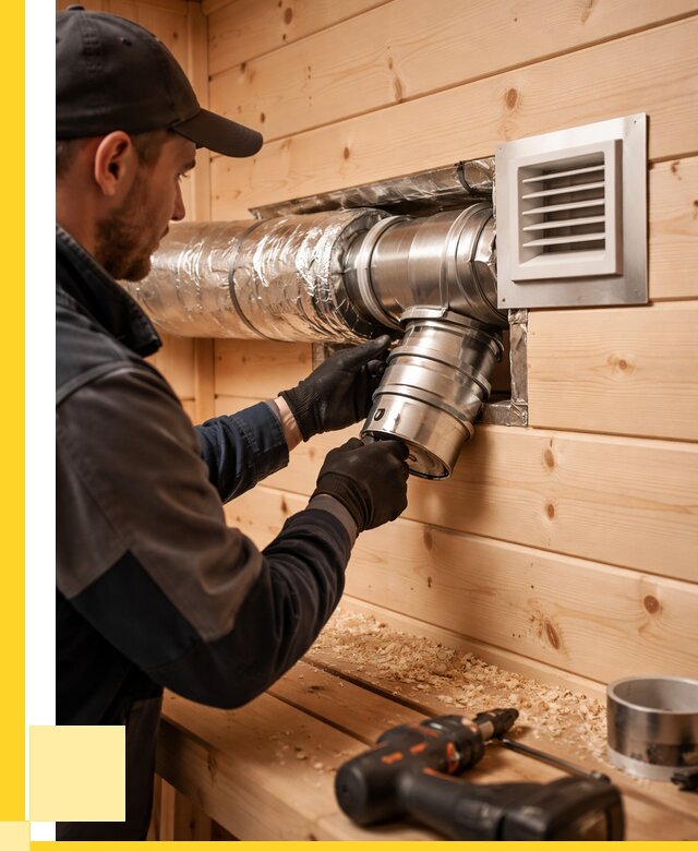 Монтаж вентиляции бани в Боровичах от 12508 р. | ЭриданБрв