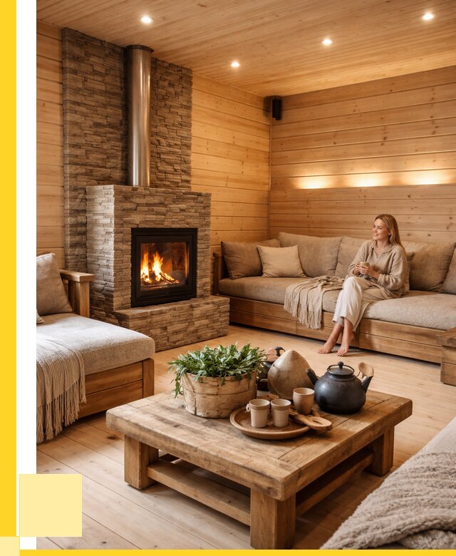 Проект бани с комнатой отдыха в Боровичах от 36481 р. | ЭриданБрв