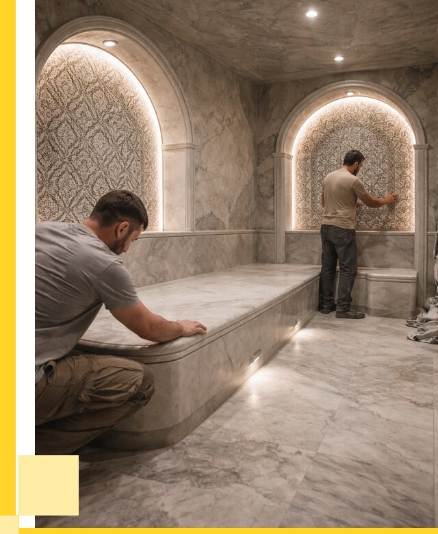 Турецкие бани под ключ в Боровичах от 260575 р. | ЭриданБрв