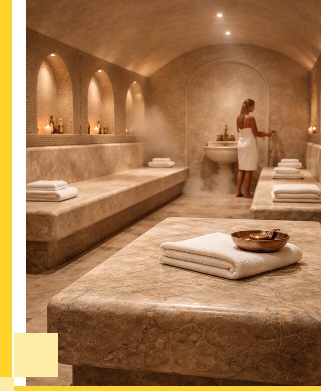 Лежаки для хамама в Боровичах под ключ от 36481 р. | ЭриданБрв