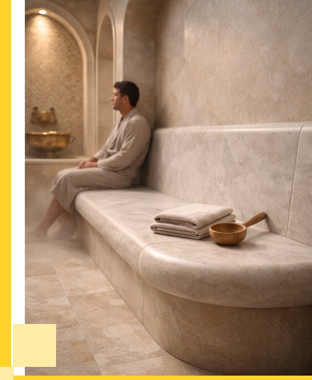 Сиденья для хамама в Боровичах под ключ от 12508 р. | ЭриданБрв