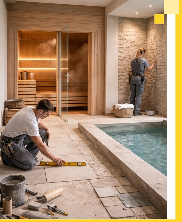 Комплексный дизайн и отделка интерьеров SPA под ключ в Боровичах